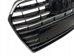PA 4G0853651AE Передня решітка радіатора PA чорна для Audi A6 C7 Lift 2014-2018 передня частина