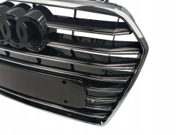 PA 4G0853651AE Передня решітка радіатора PA чорна для Audi A6 C7 Lift 2014-2018 передня частина