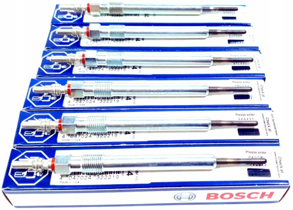 Bosch BSC 0250403009 6SZT 6 свічок розжарювання Bosch A4 B7 B8 B9 A6 C6 C7 Cayenne II Amarok I 2.7 3.0 TDI