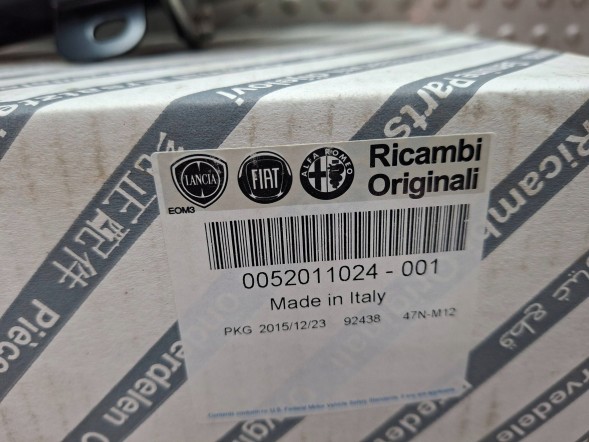 Fiat OE S26337489 Корпус паливного фільтра підігрівач 52011024 5543800 tipo ii 1.6 mjet 2015-