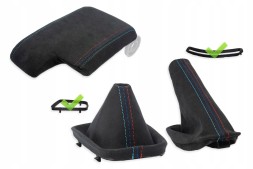 Maniol MA-1032328603 BMW E46 КОМПЛЕКТ СИЛЬФОНІВ ЧОХОЛ ПІДЛОКІТНИКА ALCANTARA n.M-Power РАМКИ