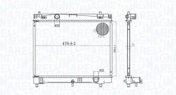 MAGNETI MARELLI 350213167600 Охолоджувач води 350213167600 magneti marelli