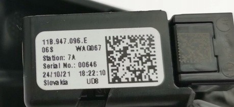 Volkswagen OE 11B858416AP, DWP529006OE ДЕКОРАТИВНА НАКЛАДКА/ЛИШТВА КОНСОЛІ BLENDA VW ID.4 ID4 11B858416AP ОРИГІНАЛ