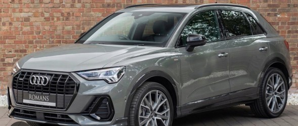 Audi OE 83F853651 02 Q3 Czarny black Чорна решітка радіатора переднього бампера Audi Q3 II 83A 83F S-line
