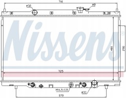 Nissens 68106 Охолоджувач води - nissens 68106