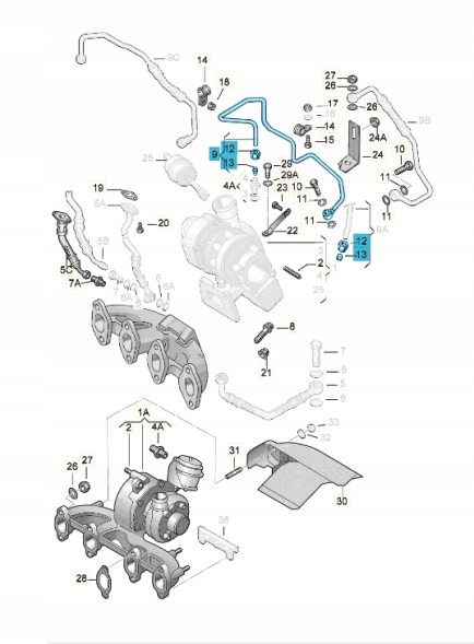 EACS 038145771AH МАСЛЯНИЙ ШНУР AUDI