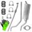 Polmostrów ADP-C4X54U7W3D5B4J3 Комплект глушників fiat grande punto 1 i 05-12 1.4
