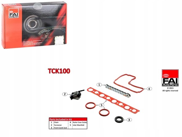 FAI AutoParts TCK100 Fai autoparts tck100 комплект ланцюга грм tck100