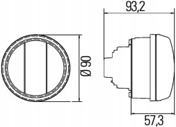 Hella 2PT 010 102-111 Денні ходові вогні hella 2pt 010 102-111