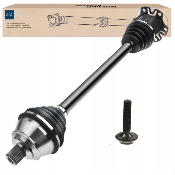 Китай abc-07.02/11/26 ПІВОСЬ ПРИВОДУ AUDI A6 C6 04-, ALLROAD C6 06- /ПЕРЕДНЯ, ЛІВА, MTM/