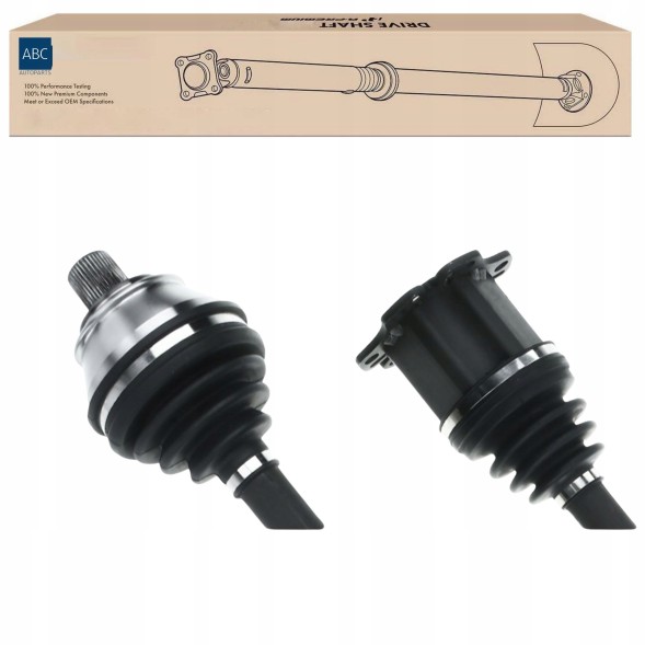 Китай abc-07.02/11/26 ПІВОСЬ ПРИВОДУ AUDI A6 C6 04-, ALLROAD C6 06- /ПЕРЕДНЯ, ЛІВА, MTM/