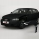 282094566 BLU Крило AUDI A3 8P LY9B ліве чорне 03-08 переднє оцинковане