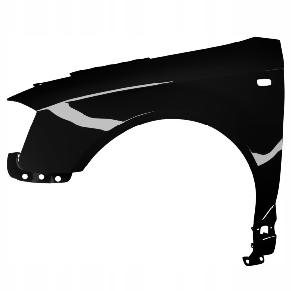 282094566 BLU Крило AUDI A3 8P LY9B ліве чорне 03-08 переднє оцинковане