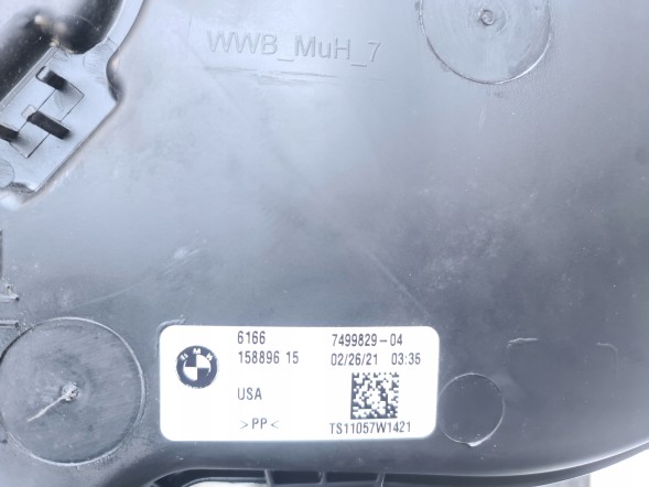 BMW OE KKDA BMW G05 G06 G07 ZBIORNICZEK SPRYSKIWACZY 7499828 BMW G05 G06 G07 БАЧОК ОМИВАЧА 7499828