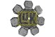 AD BRAKE VIC-208647 Диск зчеплення 332 0008 19 для JOHN DEERE 1640, 2040, 2040F, 2040S, 2140,