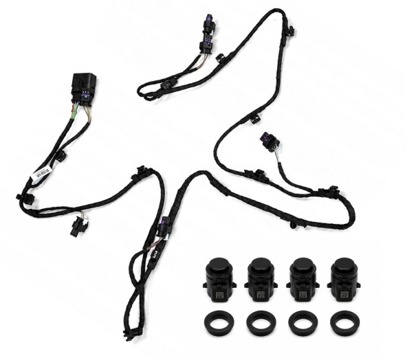 Audi OE 83H971085S 83H971085 S audi q3 f3 wiązka zderzaka przód 83h971085s czujniki pdc instalacja przedniego zderzaka oem oe audi q3 КОМПЛЕКТ ПРОВОДКИ ПЕРЕДНЬОГО БАМПЕРА AUDI Q3 F3 83H971085S + ДАТЧИКИ PDC OEM
