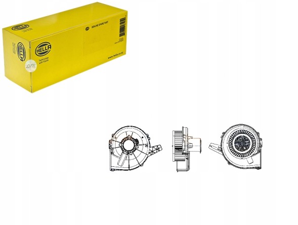 Hella HEL8EW 009 157-111/RS2 Вентилятор повітродувки hella 6q1820015 г c h