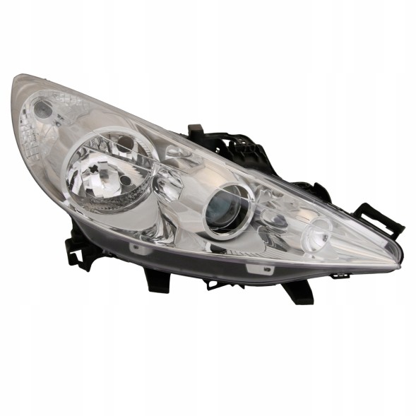TYC 5724101E MHM TUNING Рефлектор Фара Передня Лінза Tyc Peugeot 207 2006-2013 R