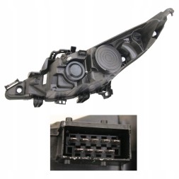 TYC 5724101E MHM TUNING Рефлектор Фара Передня Лінза Tyc Peugeot 207 2006-2013 R