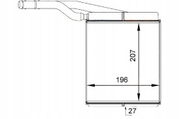 Hella 8FH 351 313-091 HEL/ZS Ford focus transit hella обігрівач