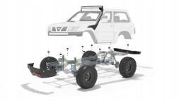 Китай Nissan Patrol Gu4 Body Lift 75mm lift 3 cale / wersja 3 drzwiowa Nissan Patrol Gu4 Body Lift 75мм ліфт 3 дюйми / 3-дверна версія