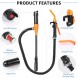 AD BRAKE B0F3X56QFF ЕЛЕКТРИЧНИЙ ПЕРЕКАЧУВАЛЬНИЙ НАСОС ДЛЯ БЕНЗИНУ, ОЛИВИ, ВОДИ 9 Л/ХВ (2,4 ГАЛ/ХВ) ЖИВЛЕННЯ ВІД БАТАРЕЙОК