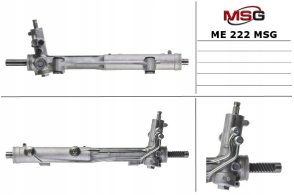 MSG ME222NEW Рульова рейка Mercedes-Benz ML W163 98-05