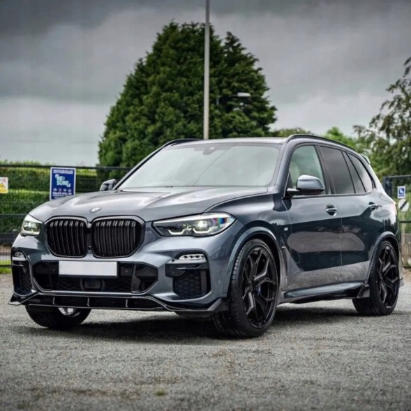 Китай Splitter, Progi, Dyfuzor, Lotka BMW X5 G05 2019-2023 Комплект накладок BMW X5 G05 M-пакет, чорний глянець, спойлер, накладка