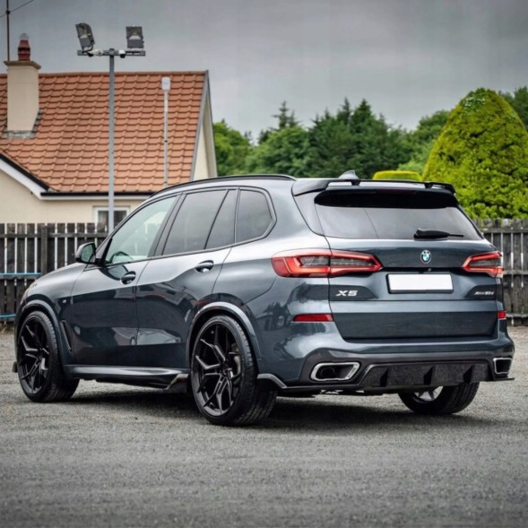 Китай Splitter, Progi, Dyfuzor, Lotka BMW X5 G05 2019-2023 Комплект накладок BMW X5 G05 M-пакет, чорний глянець, спойлер, накладка