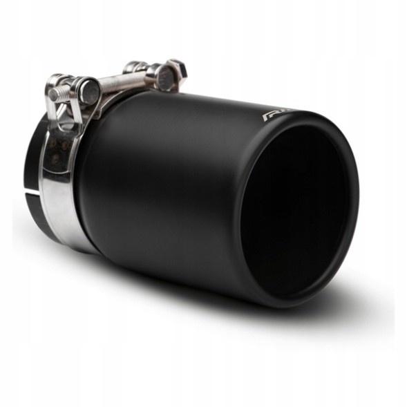 RM Motors KPZCC/SPORT/76/63 Наконечник вихлопу SPORT - прямий, закруглений, чорний