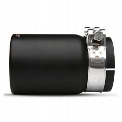 RM Motors KPZCC/SPORT/76/63 Наконечник вихлопу SPORT - прямий, закруглений, чорний