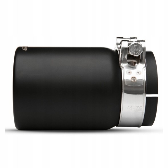 RM Motors KPZCC/SPORT/76/63 Наконечник вихлопу SPORT - прямий, закруглений, чорний