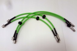 Pizza Brakes Przewody hamulcowe w stalowym oplocie Audi A4 B8 Гальмівні дроти в сталевому обплетенні Audi A4 B8