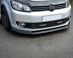Omtec 7534355 Б/у накладка переднього бампера хокейний дифузор для VW VOLKSWAGEN CADDY 2010-2015