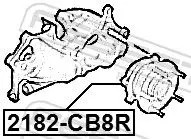 Febest 2182-CB8R Задня маточина колеса 2182-cb8r febest ford focus iii