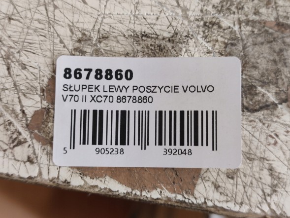 Volvo OE СТОЯБА ЛІВА (B) VOLVO S40 2004-2012 8678860