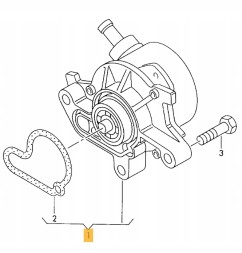 Borsehung B18801 Вакуумний org вакуумний насос vag 1.9d 038145101b b18801