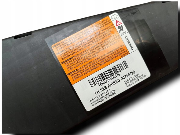 Volvo OE D65 Подушка airbag сидіння передня ліва VOLVO V70 III (BW) 30715729 2.4L !J
