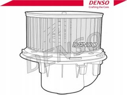 Denso DENDEA10052(EXT) Denso повітродувка ford seat vw denso + комплект зіткнення #30