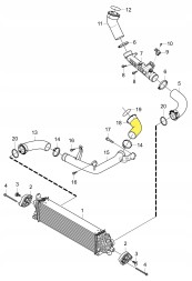 Proparts Krawczyk PP 01 0010 RURA WĄŻ TURBO VOLVO XC 60 XC 90 V60 V 90 2.0 d 32222268 31370286 ТРУБА ШЛАНГ ТУРБО VOLVO XC 60 XC 90 V60 В 90 2.0 д
