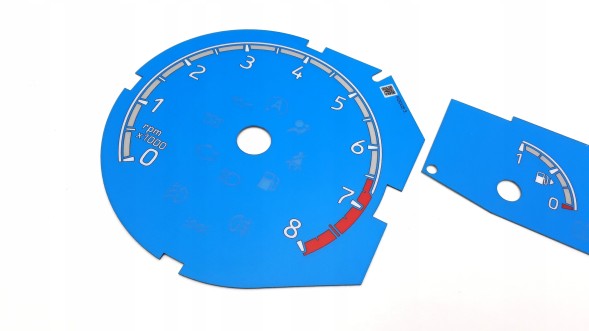 Moman 0089688096789 Ford Focus MK3 циферблати спідометра CUSTOM BLUE ST RS заміна накладки