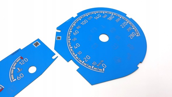 Moman 0089688096789 Ford Focus MK3 циферблати спідометра CUSTOM BLUE ST RS заміна накладки
