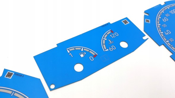 Moman 0089688096789 Ford Focus MK3 циферблати спідометра CUSTOM BLUE ST RS заміна накладки