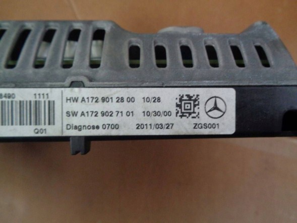 Mercedes-Benz OE A1729012800MERC1 MERCEDES SLK W172 172 C W204 204 E W212 212 ЕКРАН ДИСПЛЕЙ 1729012800