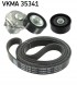 SKF VKMA 35341 Комплект поліклинових ременів skf vkma 35341