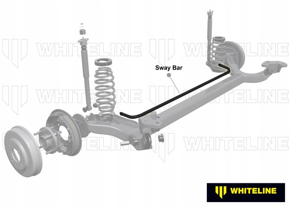 Whiteline BTR76 Стабілізатор поперечної стійкості задній 22мм Whiteline TOYOTA ECHO 1999-2005