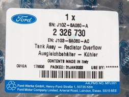 Ford OE J1G3-8A080-AC Розширювальний бак mondeo 19- s-max / galaxy 18-