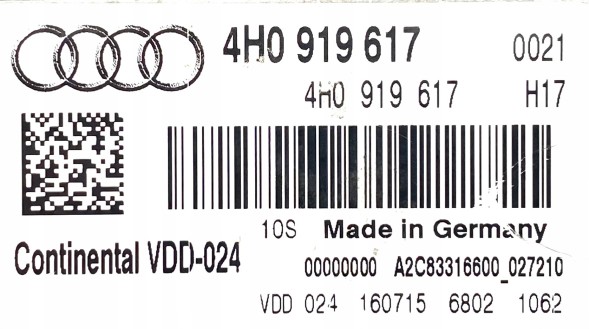 Audi OE 4H0919617 Perfectauto24 1 Дисплей HEAD-UP AUDI A8/S8 4H0919617