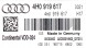 Audi OE 4H0919617 Perfectauto24 1 Дисплей HEAD-UP AUDI A8/S8 4H0919617