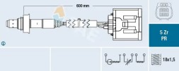 FAE 75089 Регулювальний лямбда-зонд перед каталізатором 75089